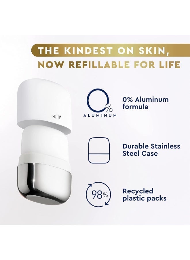 Dove 0% Aluminum Deodorant – Cucumber & Green Tea (Refillable - Starter Kit) (32 g) - Image 3